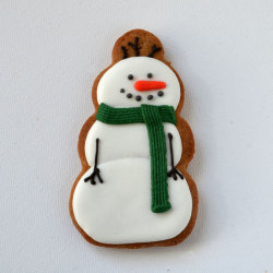 Печенье с логотипом "Снеговик"