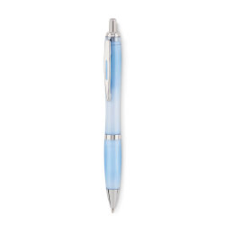 Ручка шариковая (прозрачный голубой)